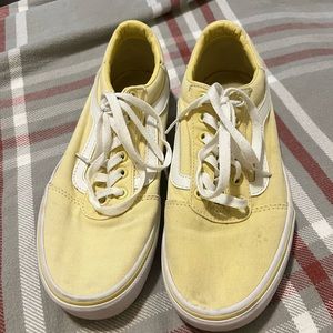 Yellow Canvas Women's Sneakers